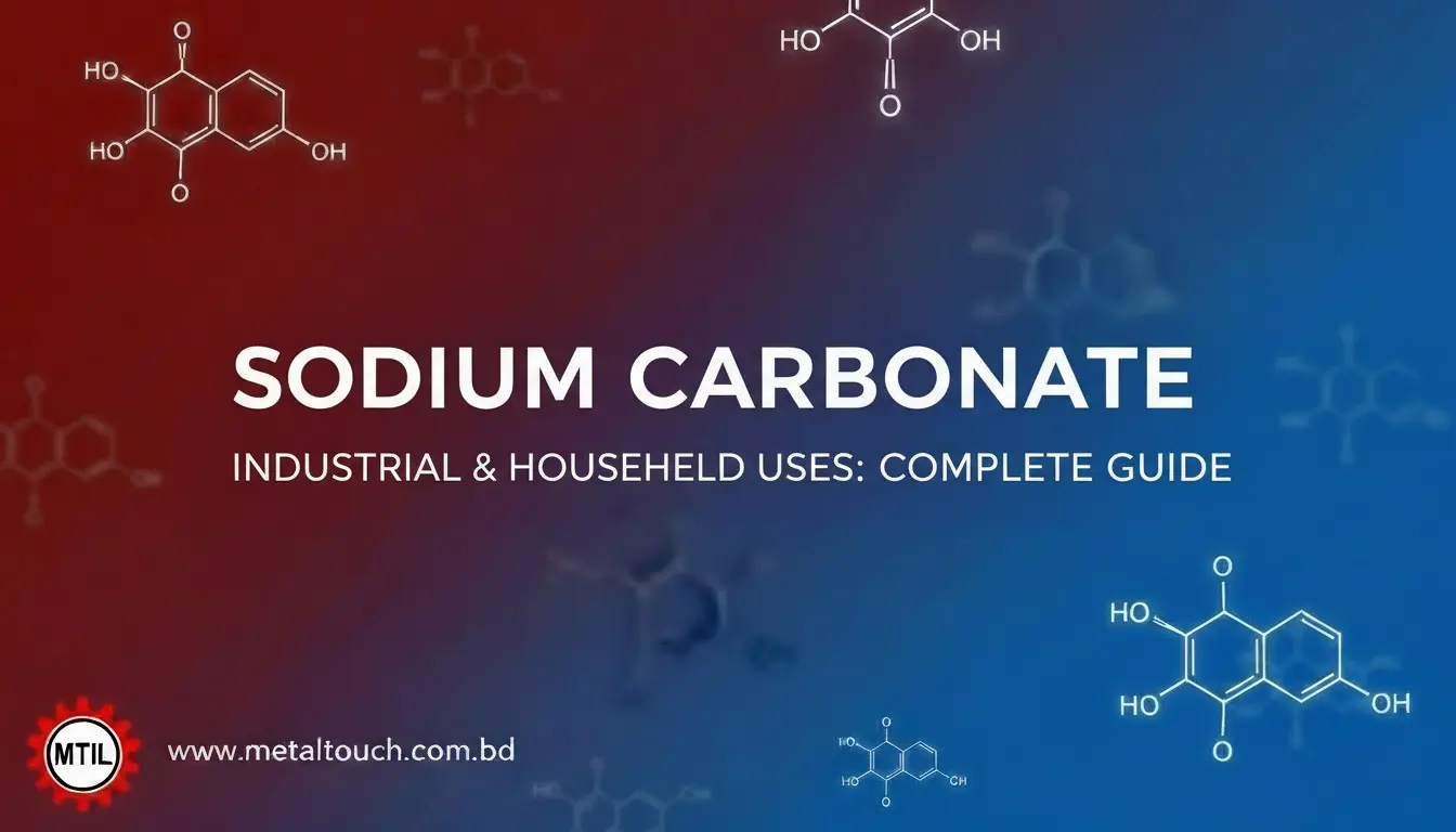 Sodium carbonate বা washing soda crystals